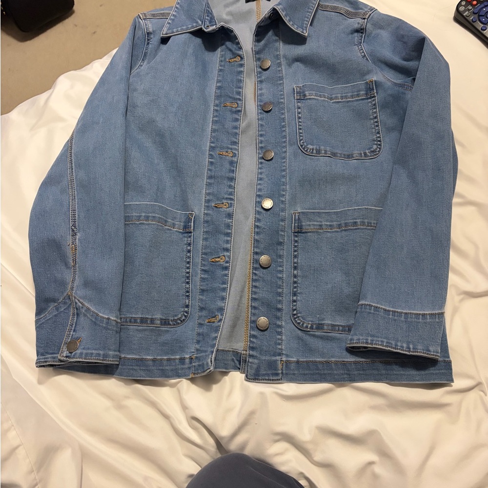 Well Worn Light Blue Denim Jacket